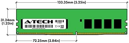 A-TECH 4GB RAM zamjena za HPE 726717-B21, 774169-001, 752367-081 | DDR4 2133MHz PC4-17000 ECC RDIMM 1RX8 1.2V Registrirana DIMM memorija Kompatibilna za Apollo, ProLiant Gen9 servere