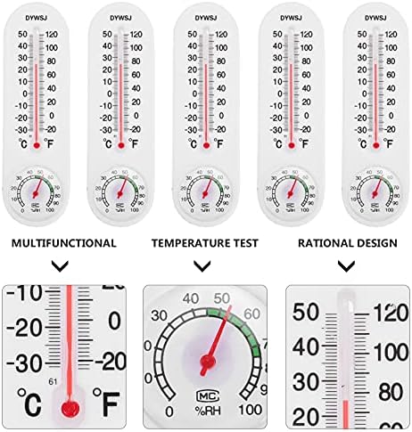 Yardwe 15kom Min higrometar mjerač Temperature Digitalni za vanjsku baštu maksimalno mjerenje vlage za kućne