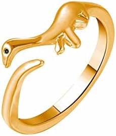 2023 Novi personalizirani dinosaur otvoreni prsten dame dame nakit prsten tanak prsten