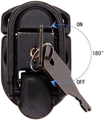 WALNUTA 1kom 58 * 34mm gvozdena torbica za ključeve na bazi gvožđa antička kutija zaključava
