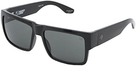 Spy optic cyrus sunčane naočale sjaji crni sa srećnim sivim naljepnicama zelene leće