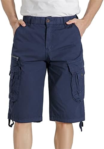 DGWZ MENS CARGO SHORTS MULTI džepni Stretch lagan pamuk opušteni fit na otvorenom planinarenje elastičnim strukom