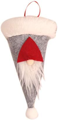 shlutesoy slatka Božić Gnome srebrninu držač pribor za jelo kašika torba Tabela Cover Božić Decor kafa