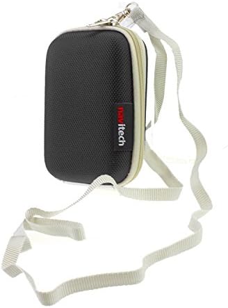 Navitech Crna tvrda zaštitna futrola za slušalice kompatibilna sa Hank Sport Bluetooth slušalicama HKBTX23