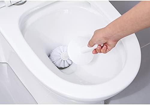 Toaletna četka i držač za toaletni četkica za kućnu površinu stojeći za kućno četkica kupaonica s dugim ručicama Četkica za čišćenje 360 ​​° Nema mrtvih ugaonih četkica za duboko čišćenje