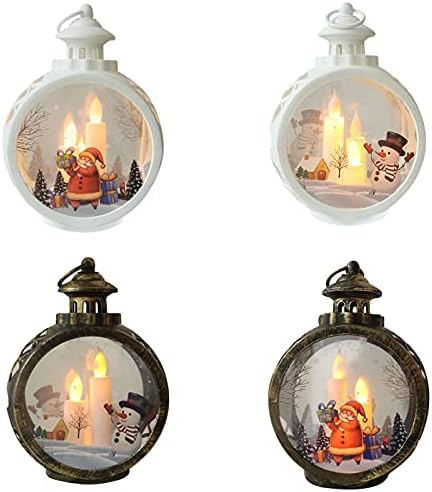 2v93uv Led lampa Božićni ukrasi za kućnu lampu svjetlo svijeće Božić ukrasi drveća Santa lampa