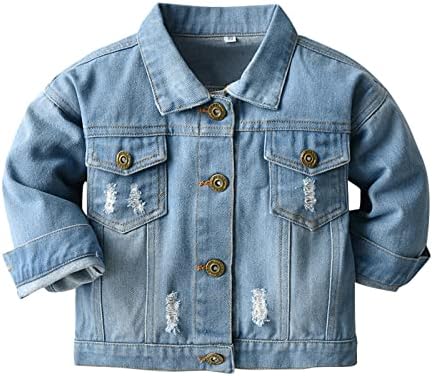 Dječja odjeća za djecu po toddleru preko zimske jakne dugih rukava od jakne bluza Boines svijetlo plave