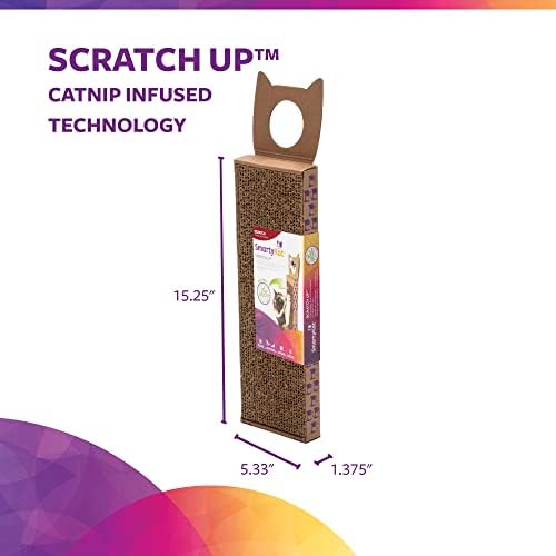Kitty City XL Wide Corrugate mačka Scratchers 3 komada, mačka grebanje, mačka ogrebotina Pad, vrata klipova & SmartyKat ogrebotina valovitog viseća mačka grebalica, catnip infuzija tehnologija-Brown