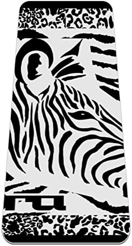 Dragon Sword Zebra uzorak Premium debela prostirka za jogu Eko prijateljska gumena podloga za zdravlje i fitnes