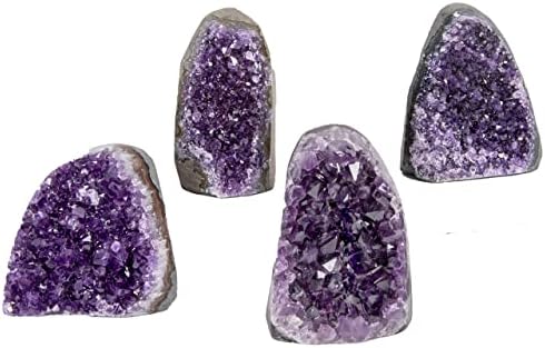 Amethyst Cluster Deep Purple Crystal Druzy Geode Duhovni iscjeljivanje sirovog rock klastera za ukras za uređenje doma dragi Polirani kvarcni prirodni ametist geode klastera