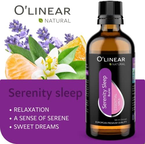 Aromaterapija Blend eterično ulje za spavanje 3,4 oz Slatki snovi mirisno ulje za difuzor, mirno stanje mirovanja za difuzor ulja spavaće sobe, terapijski razredni snovi miješaju ulje opuštajuće poklone