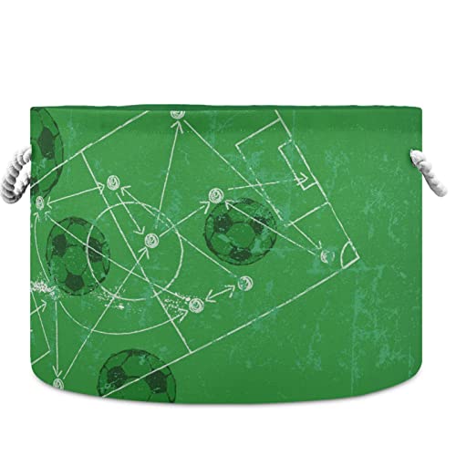 Visesunny Soccer Nogometni dizajn praonica rublja košare za odlaganje tkanina kutija za odlaganje