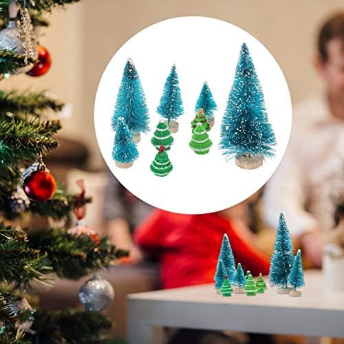 STOBOK Kolekcionarni maleni bazi pokloni za snijeg zamrznuto stablice Ornament Dečiji ukrasi za čudežde uzorak