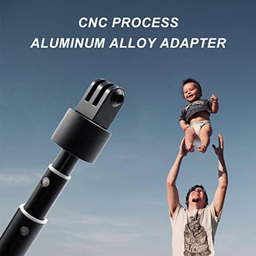 CNC aluminijumski aluminijski aluminijski nosač za insta360 jedan x3 x2 x RS R GO 2, osnovni adapter