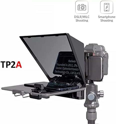 LMMDDP TP2 TP2A prijenosni 8-inčni Teleprompter podržava pod 8 DSLR snimanje pametnog telefona / tableta