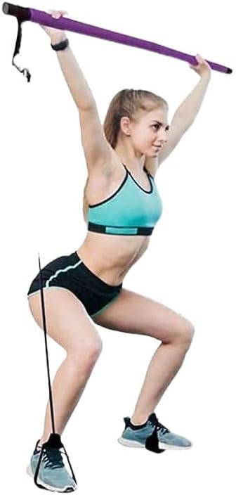 健身棒 套件 ​​深蹲瑜伽普拉 提 弹力带 套件 Fitness Stick Kit Squat Joga Pilates Elastic Band Kit
