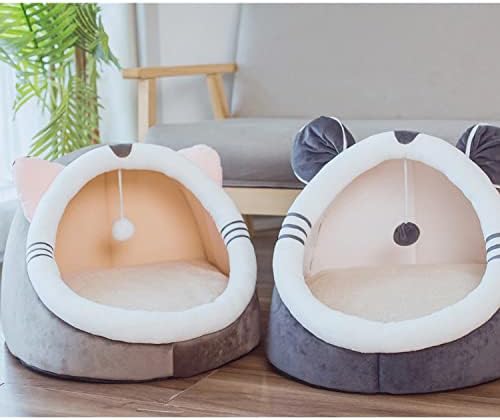 Ko Group Samoogrijavajući krevet za mačke-topli udoban krevet za kućne ljubimce u obliku mačke za male srednje mačke