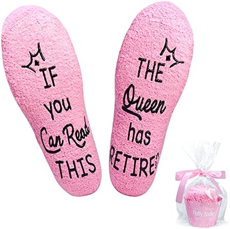 Valporia ako možete pročitati ove čarape Fuzzy Fluffy Funny pokloni za žene