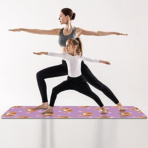 Siebzeh Pink Pet Premium Thick Yoga Mat Eco Friendly Rubber Health & amp; fitnes Non Slip Mat za
