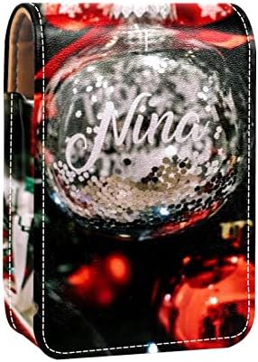 Red Christmas light ball prijenosni Organizator ruževa sa ogledalom ženska Mini torba za šminkanje zauzima
