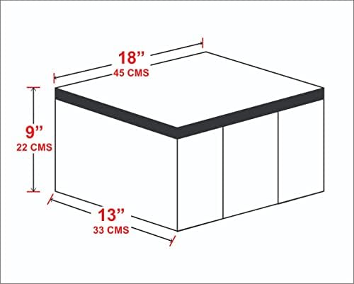 BTOS Set 6 štampani sklopivi Saree poklopci / Odjeća torba / ormar organizator sa prozirnim prozorom