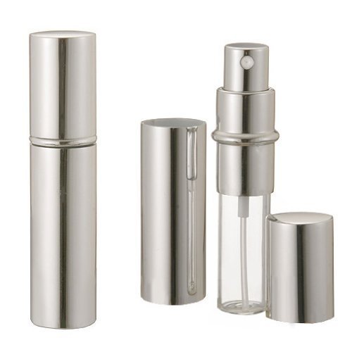 Grand Parfums Silver Metallic Parfem Atomizer sprej 12ml za torbicu, džep ili putanje
