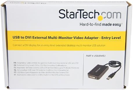 Startech.com USB do DVI eksterni video za video ili više monitor video kartica - 1440x900 - USB to DVI grafički adapter M / F