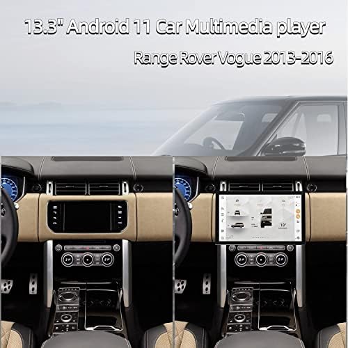 13,3 ekran osetljiv na dodir Android 11 multimedijalni plejer, zadržite originalni sistem automobila i originalnu kontrolu automobila za Range Rover Vogue podršku 4G, CarPlay