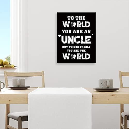Funny ujak pokloni platno print dekor na svijetu ti si ujak slika moderne umjetnosti plakata uređenje doma