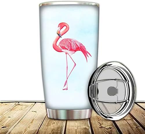 Personalizirana čaša za odmor,čaša za odmor od 20oz sa poklopcem,savjet šalice Flamingo,čaša za odmor