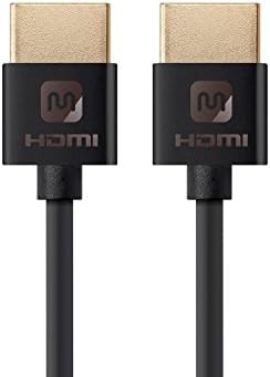 Monoprice 113578 Ultra Slim serija HDMI kabl velike brzine, 1.5-Feet, Crni