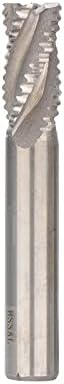 Nushki HSS Glodanje rezač 4 Flute CNC alatni alat za glodanje alata, 8x8x19x63mm