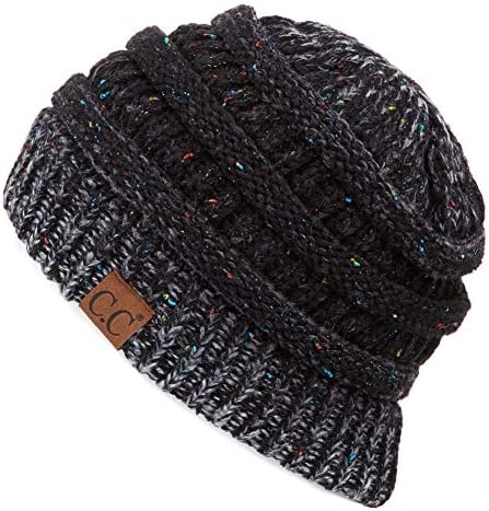 C.C Unisex rebrasti konfeti Knit Beanie