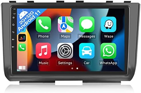 CAMECHO Auto Radio Glavna jedinica Android 11 za Hyundai Ix25 Creta 2020 2021 Autoradio, 10 dodirni