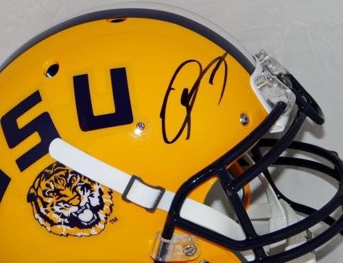 Odell Beckham Autographed LSU Tigers F / S Authentic Schutt helmets - JSA Auth-autographed College Helmets