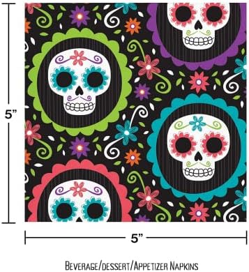 Dan poslastica mrtvih strana | Dia des los Muertos | Ploče za lubanje | Skull Salveni | Halloween Party