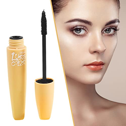 Kada je postao Folk 1pc Crna svilena vlakna Lash maskara prirodna vodootporna mrlja Proof maskara