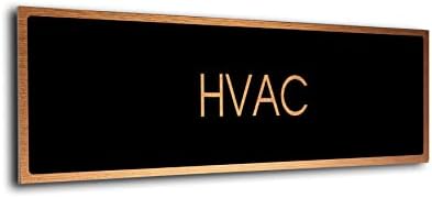 Znak vrata HVAC - Moderna četkana metalna vrata DMD-2210204