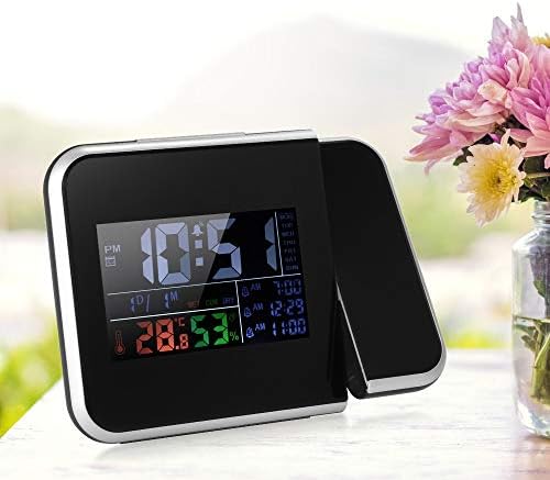 QUESHENG digitalni termometar u boji higrometar unutrašnji sat LCD Temper，higrometar termometra sata