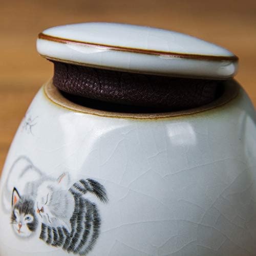 RAHYMA Weiping-urne za kućne ljubimce za mačji pepeo mala keramička spomen urna urna za uspomenu