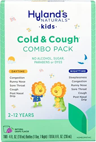 Hylands Naturals Kids Cold & kašalj, dan i noć kombinovano pakovanje, hladni lek za uzrast