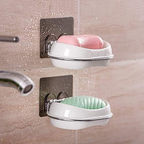 Luckxuan Bar sapun / sapun Saver SOAP posuda za usisavanje sapuna - čelični nosač spužve za kupaonicu i