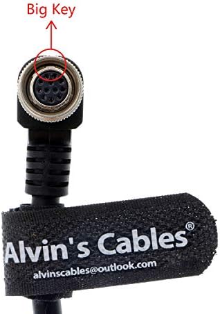 Alvinovi kablovi 12-polnika Hirose pravi ugao Žena za otvaranje koaksijalnog kabla End Shield za Sony