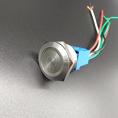 Sa LED snagama napajanja 30 mm resetiranje od nehrđajućeg čelika ili prekidač gumba za zatvaranje