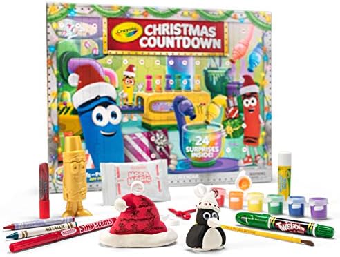 Crayola Kids Advent Calendar, Božić Odbrojavanje Kalendar, 24 Zanati, Poklon