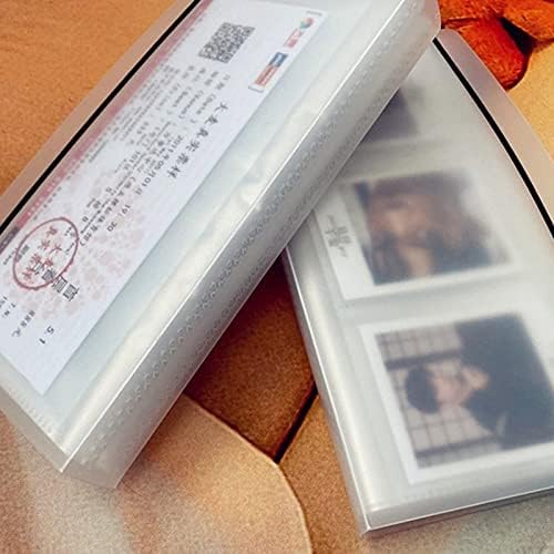 Cabilock Shadow kutije za prikaz Mini fotografije Album za pohranu ulaznica Bills Organizator mali studenti Slika Album Cards Primat kuponi Naziv Postcards Storage Box Box