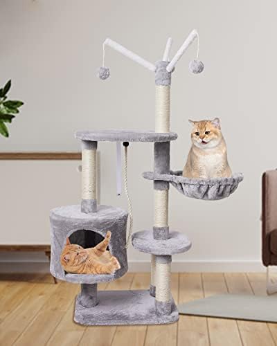 Miao Paw 7cat Three Tower Condo Sisal Post Okretanje namještaja Aktivnost Center Play House Cat
