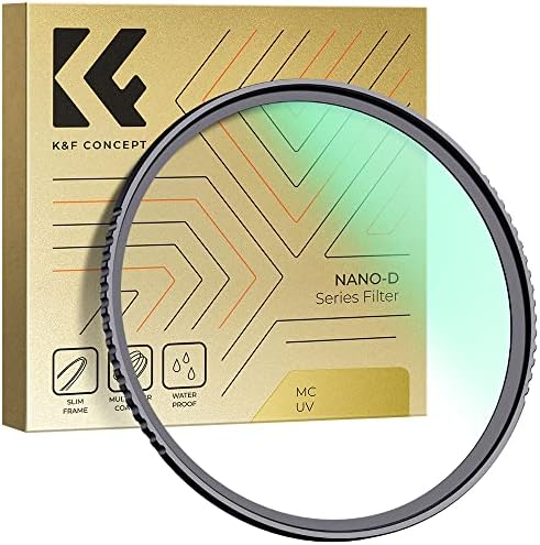 K & F Concept 55mm MC UV zaštitni objektiv filter ultra-tanki 24-sloj višeslojni vodootporni UV filter za objektiv kamere