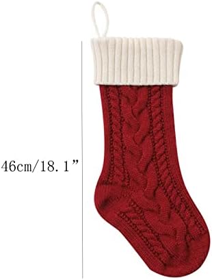 Božićni ukrasi Božićne čarape poklon torba Dječja bombona zatvorena obiteljska zabava Božićni ukrasi pletenje