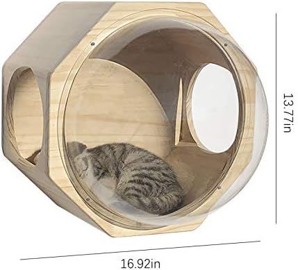 LA LA PET® Zidni Creative CAT kreveti Capsule Cat House Mačka Pluta s mačkama Mačji stablo Namještaj